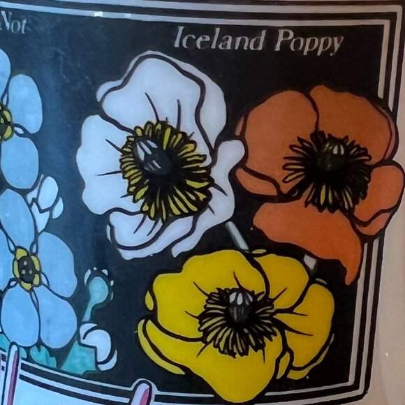 FLOWERS of ALASKA Mug ~ Sitka Rose ~ Lupine ~ Forget-Me-Not ~ Iceland Poppy - Picture 8 of 14